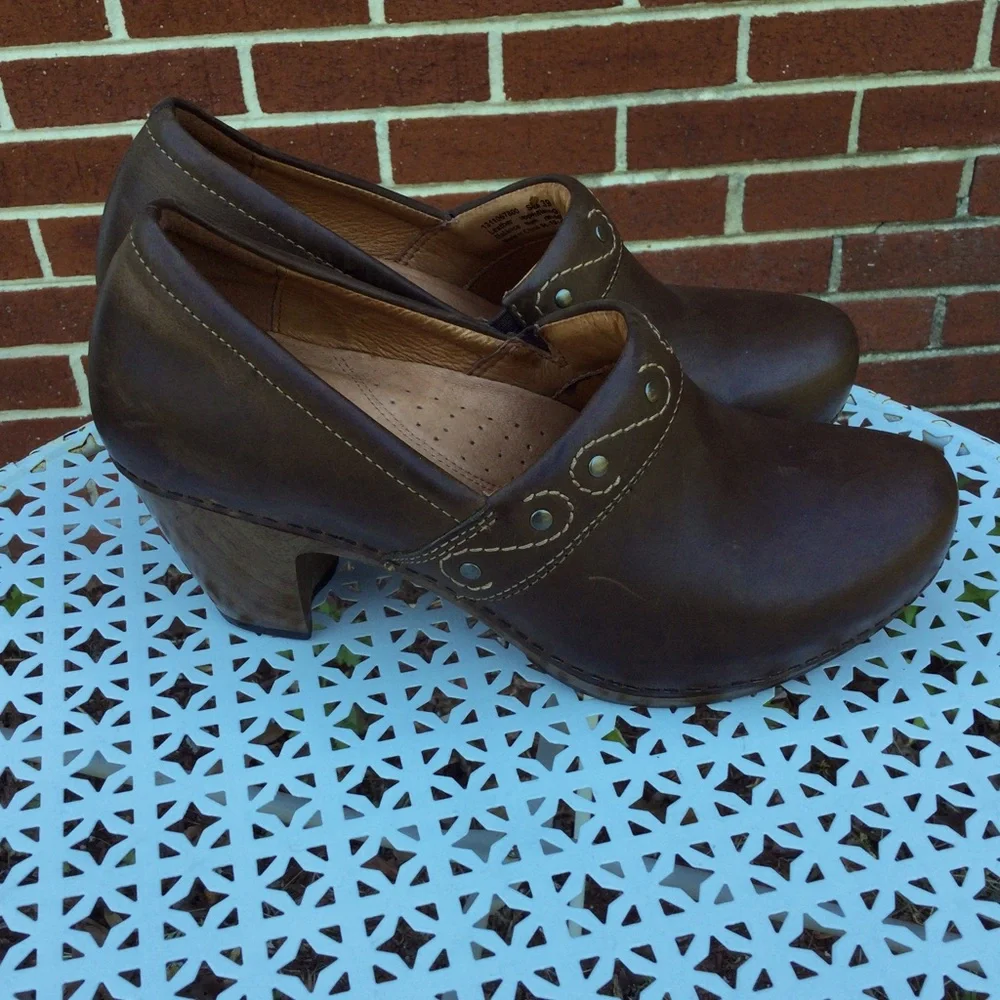 Dansko Ryder Clogs Heels Shoes 39